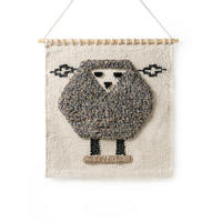 WANDDEKO Shawn Ivory 50x50 cm - Creme, Textil (50/50cm) - Lytte