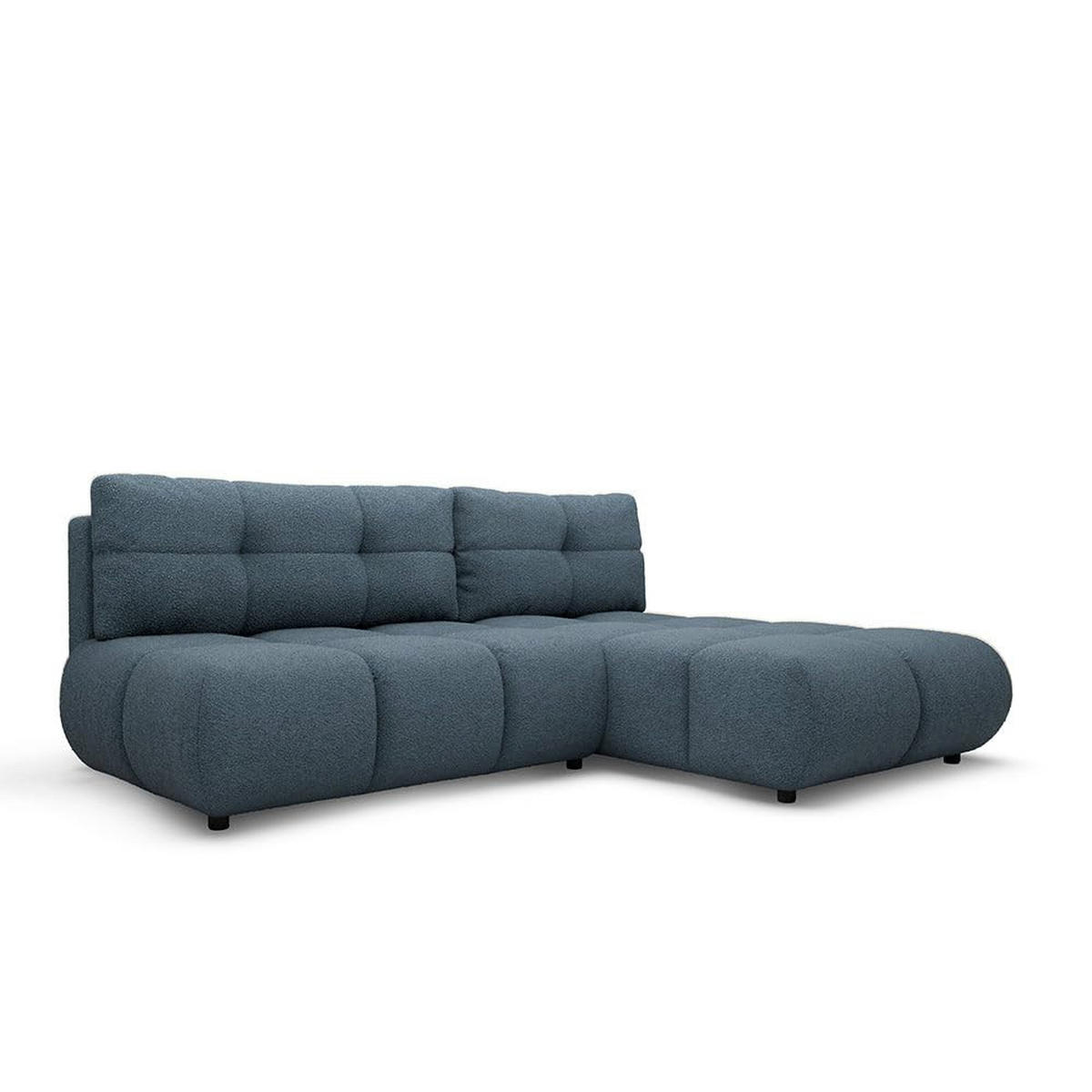 ECKSOFA Milorya Schwarz - Schwarz, Textil (230/90/170cm) - Pillovely