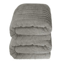 SAUNATUCH 80x200 cm 2er Set London Stein Grau - Grau, Textil (80/200cm) - Lashuma