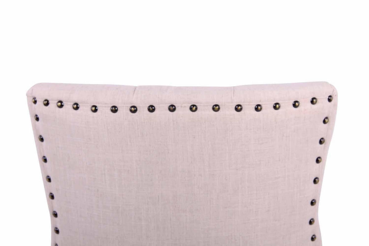 WOHNZIMMERSTUHL Stoff creme - Creme/Naturfarben, Holz/Textil (55/92/58cm) - CLP