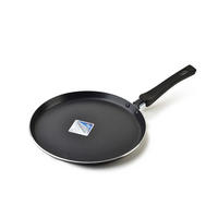 CRÊPESPFANNE Peggy Schwarz 26/43.5/2 cm Metall - Schwarz, Metall (26cm) - Mondex