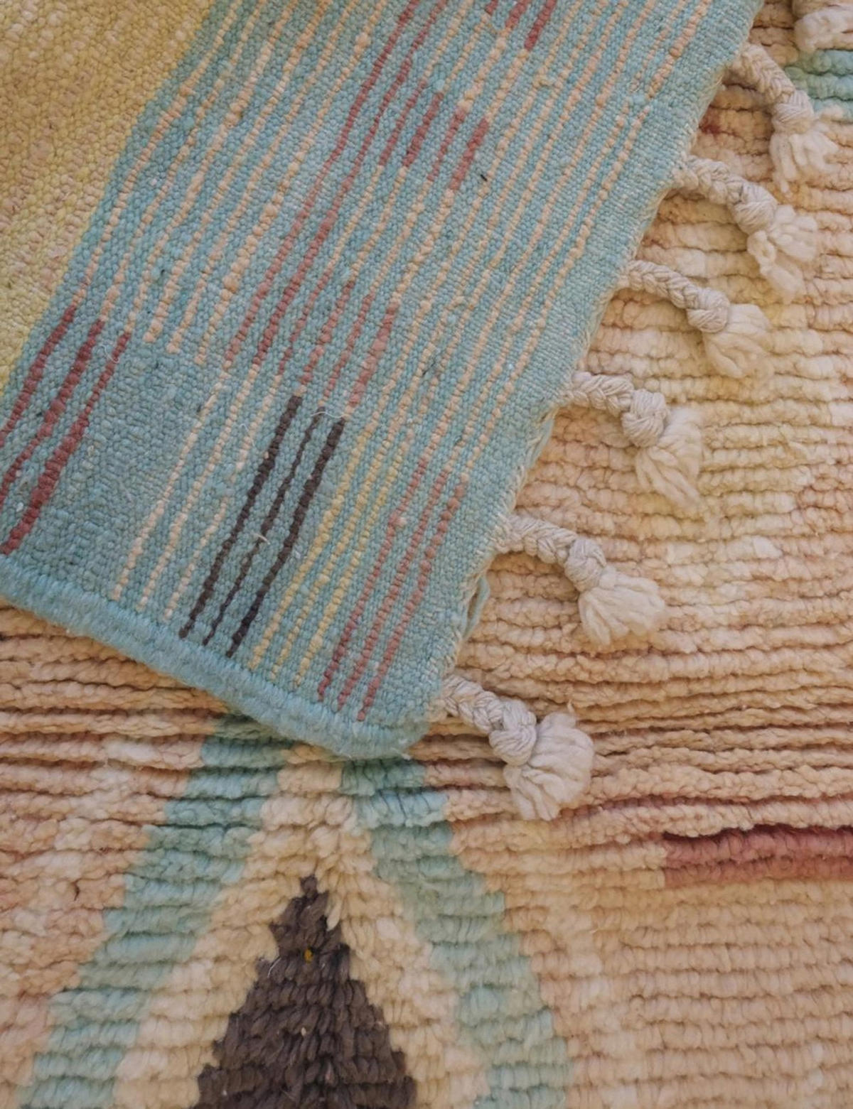 BERBERTEPPICH aus reiner Wolle 97x 152 cm - Multicolor, Naturmaterialien (97/152cm) - AFK Living