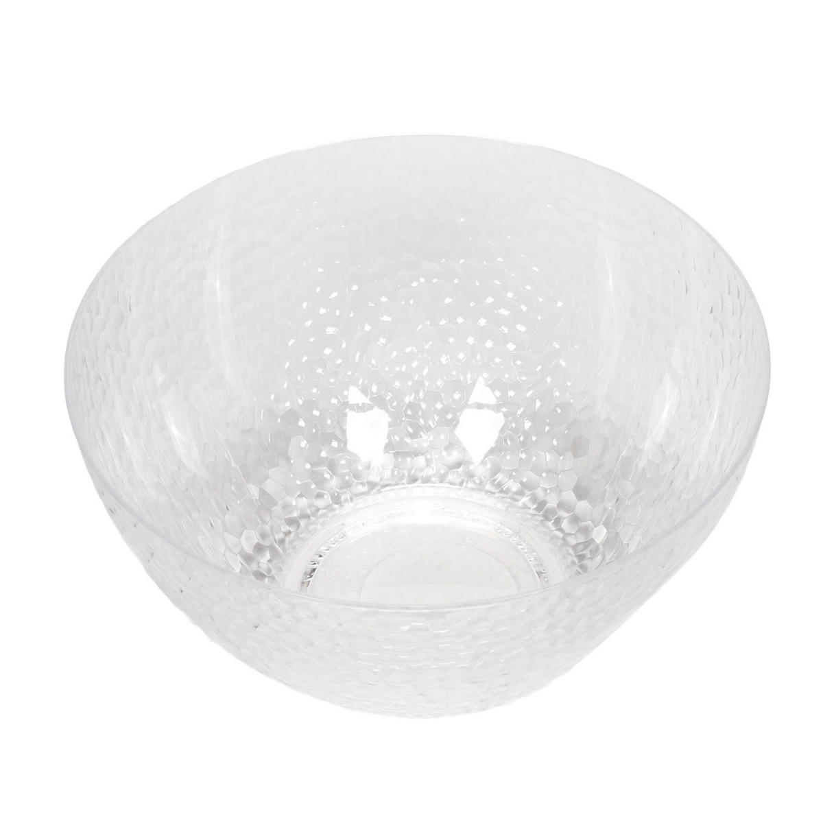 SALATSCHÜSSEL aus Glas Transparentny 25,5/25,5/13 cm - Transparent, Kunststoff (25.5/13/25.5cm) - Secret de Gourmet