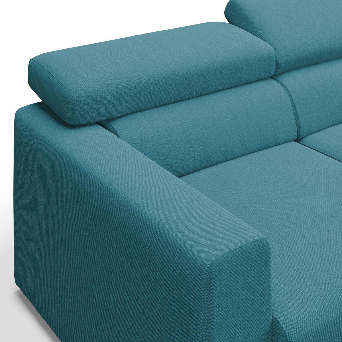 LINEARSOFA Dylan - Hellblau, Textil (240/74/100cm) - Divani.store