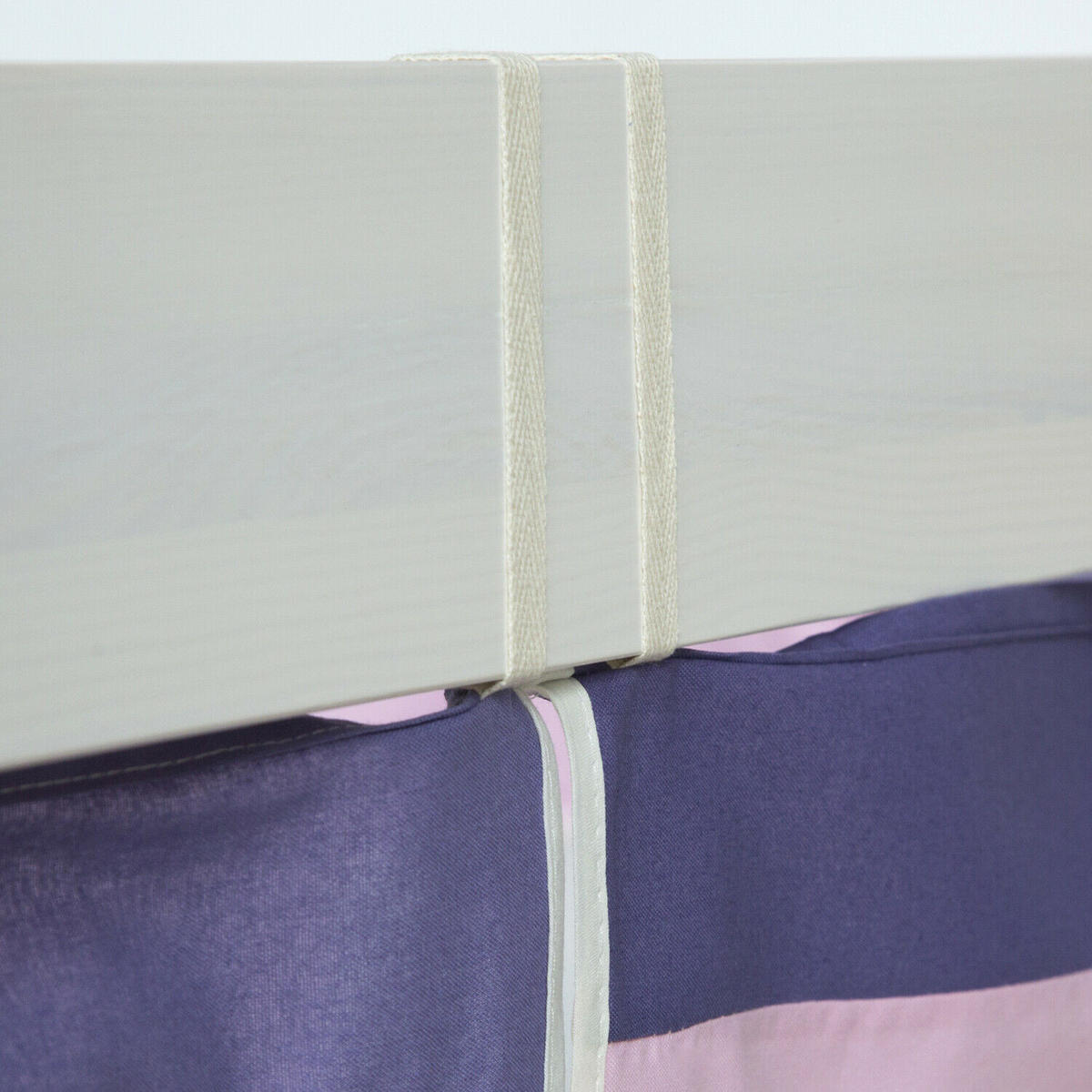 VORHANG für Hochbett Rosa - Rosa, Textil (197/86/1cm) - Homestyle4u