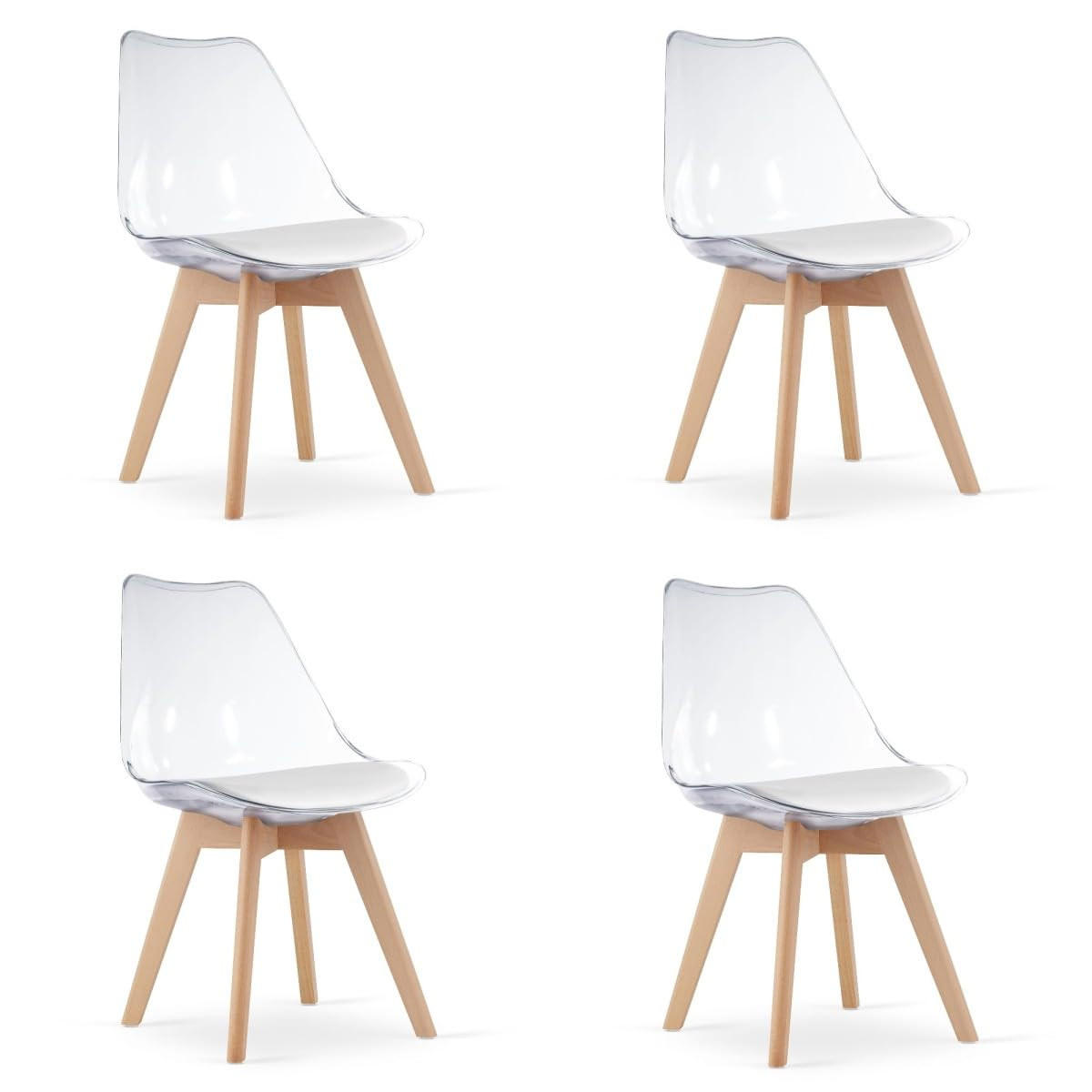 Best For Home Esszimmerstuhl Transparent 51x84x43 cm