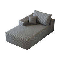 RÉCAMIERE DE-34752 linke Chaiselongue Grau - Grau, Textil (95/83/175cm) - ComfortXL
