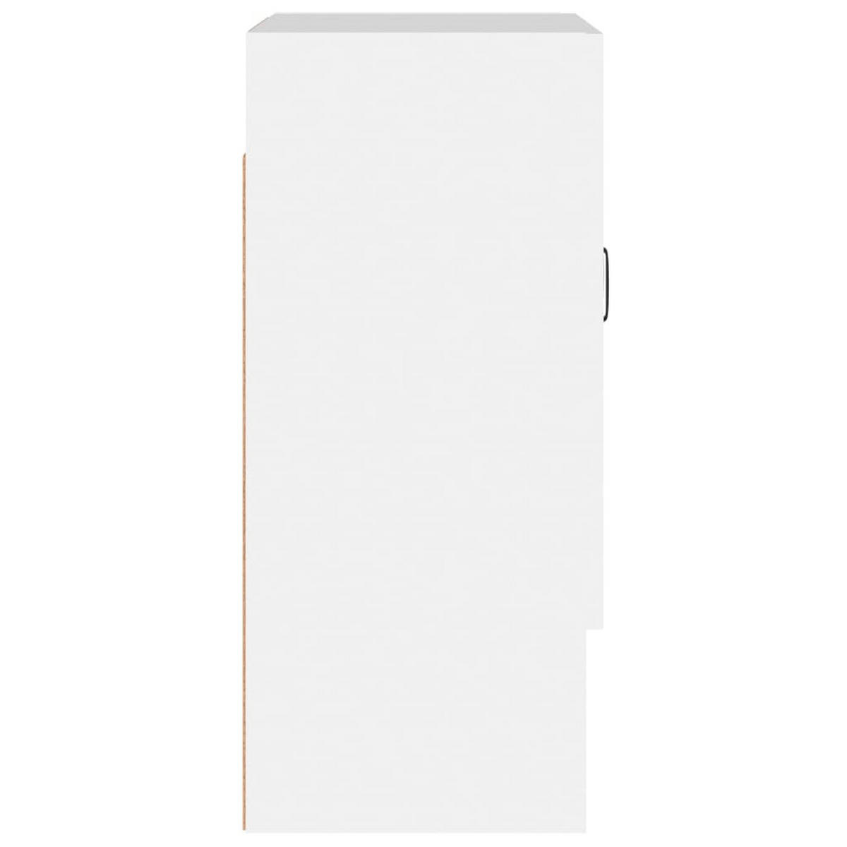 WANDSCHRANK Weiß 60/31/70 Cm Holzwerkstoff - Weiß, Holz (60/70/31cm) - vidaXL