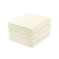 HANDTUCHSET Turin - 4-teilig - 50x100 cm - Offwhite - Weiß, Textil (50/100cm) - SCHIESSER