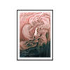 POSTER mit Rahmen Arch Atelier - The Outer Collection – 003 - Pink/Schwarz, Holz/Papier (50/70cm) - Poster&Frame