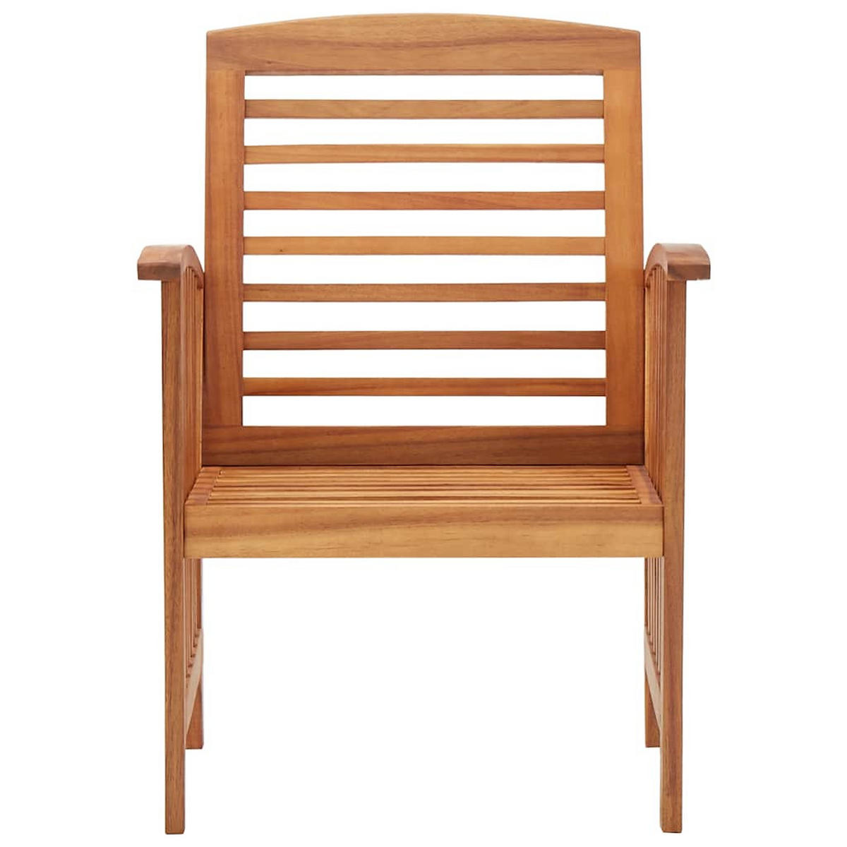 GARTENSTÜHLE 2er Set Massivholz Akazie - Braun, Holz (59/83/67cm) - vidaXL