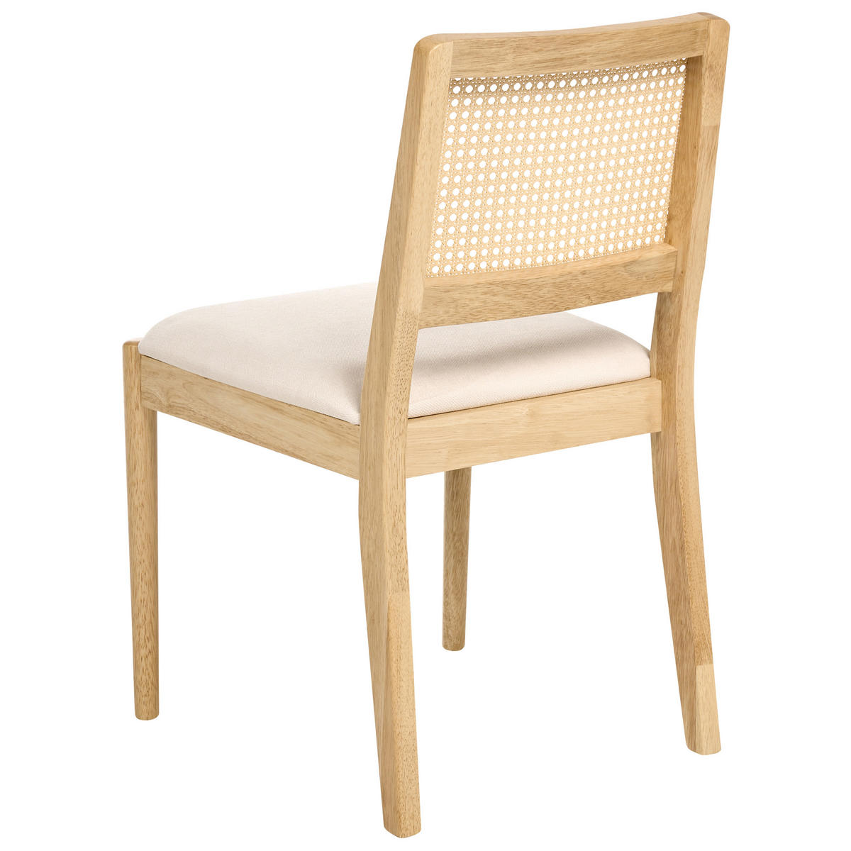 JÍDELNÍ ŽIDLE sada 2 ks Světle hnědá Tamarac - světle hnědá/béžová, dřevo (47/80/55cm) - Beliani