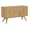SIDEBOARD mit 2 Türen L120 cm - NATURE - Eichefarben, Holzwerkstoff (120/72/40cm) - Calicosy
