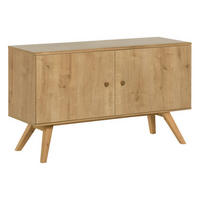 SIDEBOARD mit 2 Türen L120 cm - NATURE - Eichefarben, Holzwerkstoff (120/72/40cm) - Calicosy