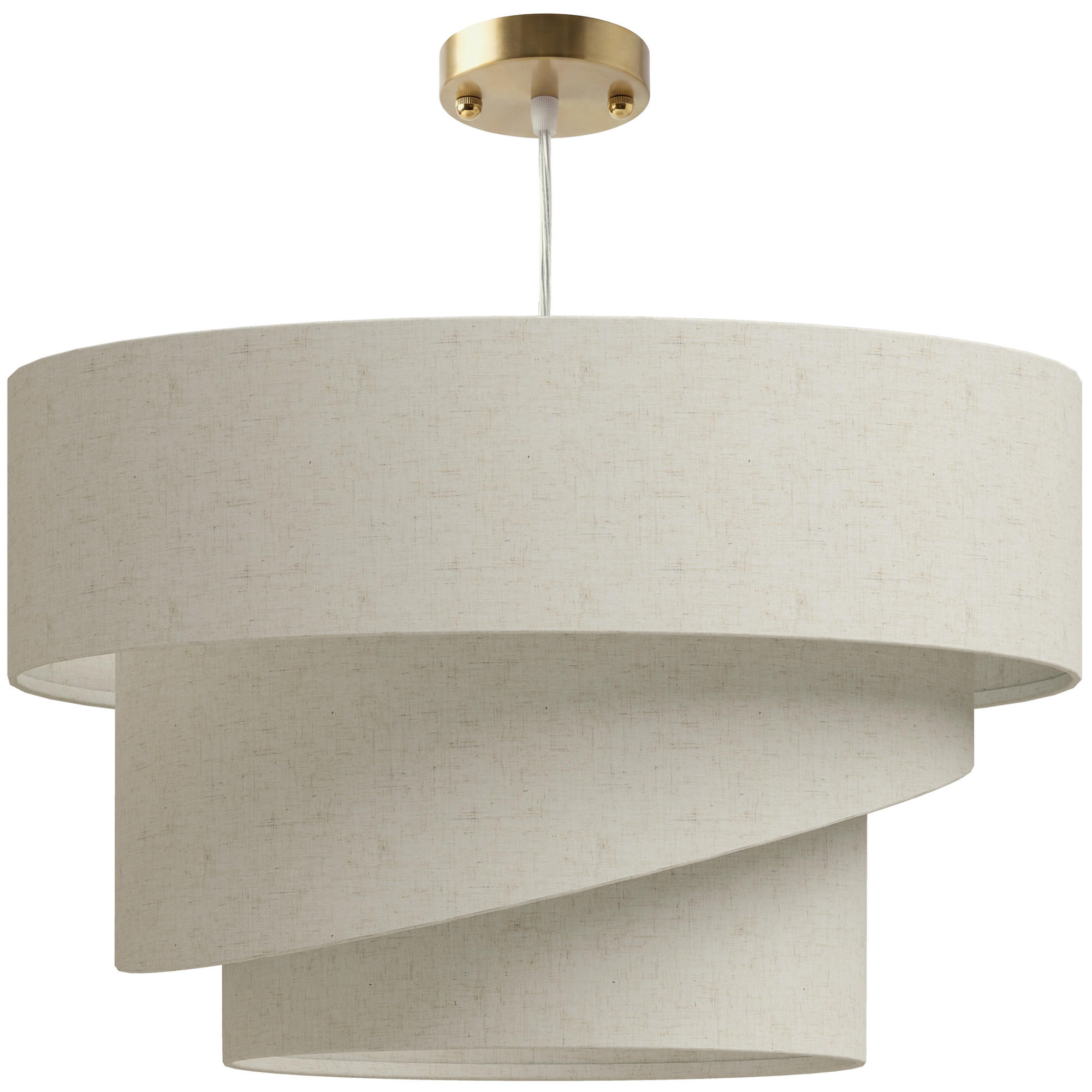 Homcom Pendelleuchte Beige 50x37.5x50 cm