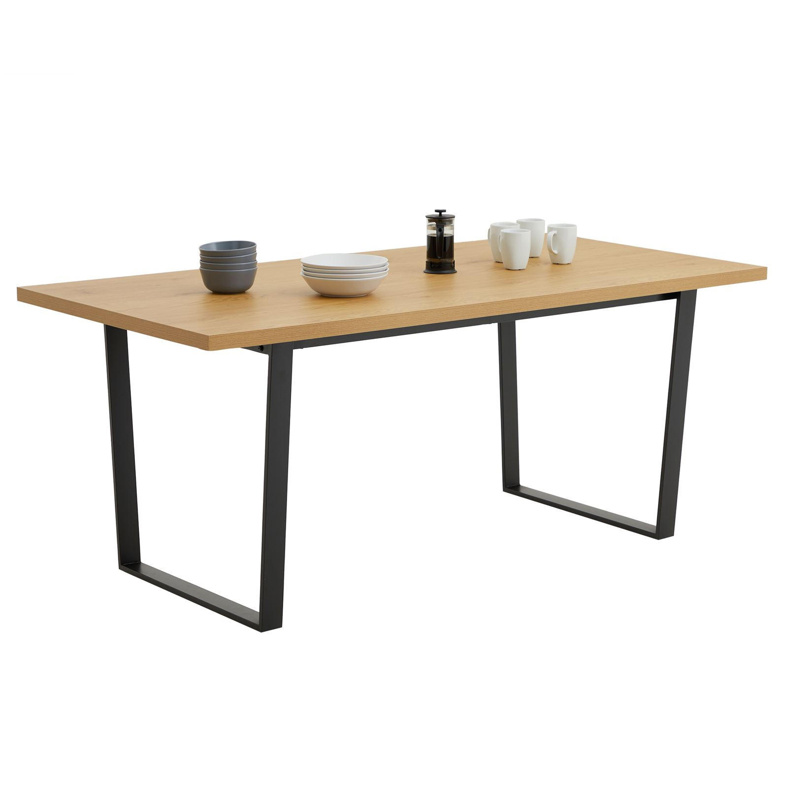 CARO-Möbel Esstisch Wildeiche 180x76x90 cm