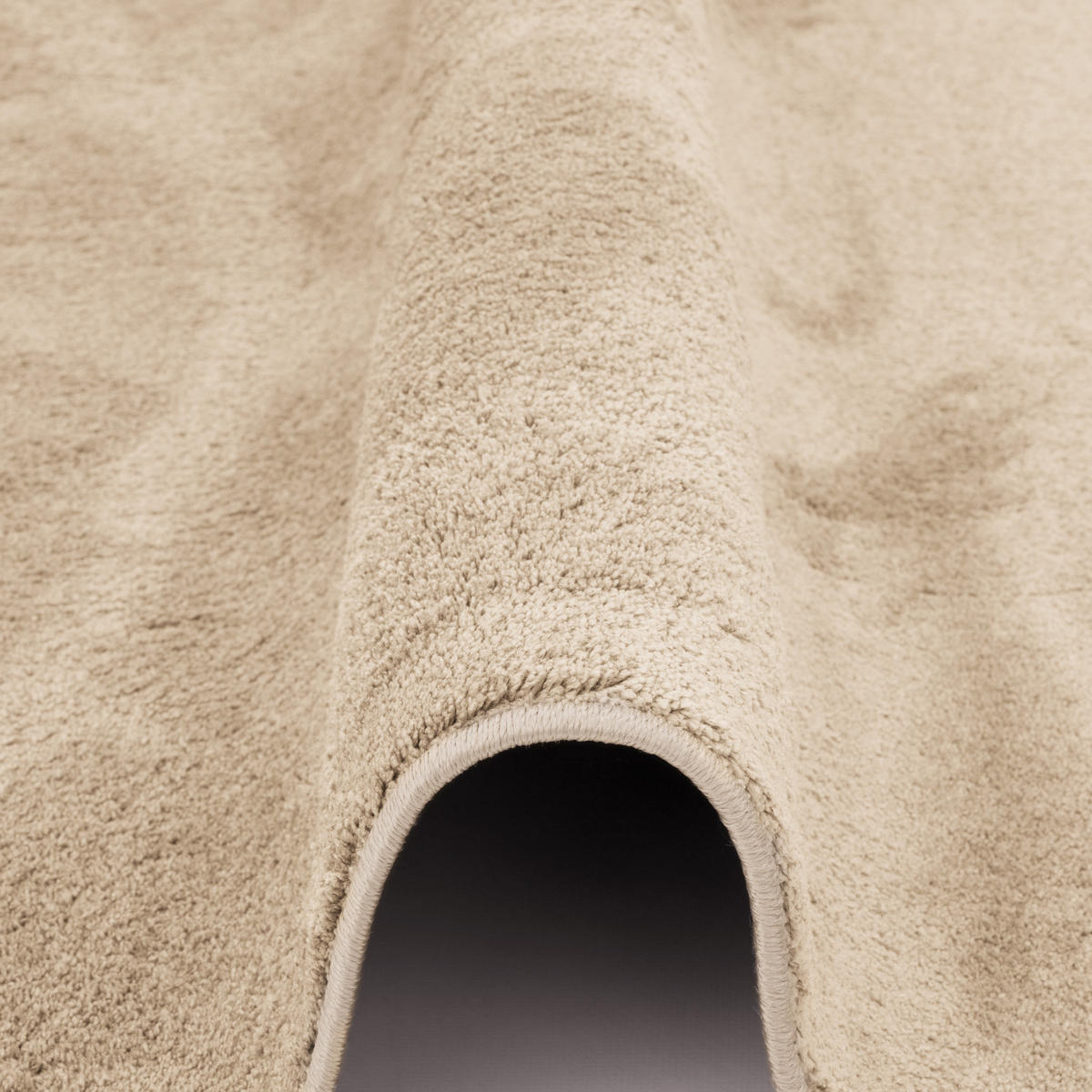 LUXUS SUPER SOFT HOCHFLOR LANGFLOR TEPPICH LÄUFER DELUXE - Beige, Textil (80/240cm) - Snapstyle