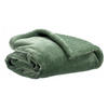 BETTÜBERWURF Michka mandelgrün 240 x 220 cm - Salbeigrün, Textil (220/240cm) - Vivaraise