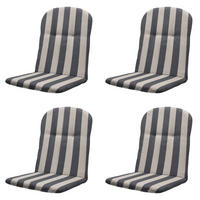 GARTENSTUHLKISSEN Amora - Grau - 96/45/3,5 cm - 4er-Set - Grau, Textil (45/3/96cm) - Madison