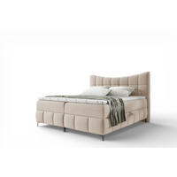 BOXBETT Charles Premi.. In Freya - Braun, Holzwerkstoff/Textil (180/200cm) - Fun Möbel