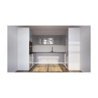 KÜCHENLEERBLOCK – 320 cm – K102-G780 – Velmora – Grau – ohne E-Geräte - Grau, Holzwerkstoff (320/212/230cm) - ROYAL24_MARKT