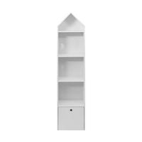 KINDERBUCHREGAL Weiß 30/35/154 cm - Weiß, Holzwerkstoff (30/154/35cm) - Mobili Rebecca