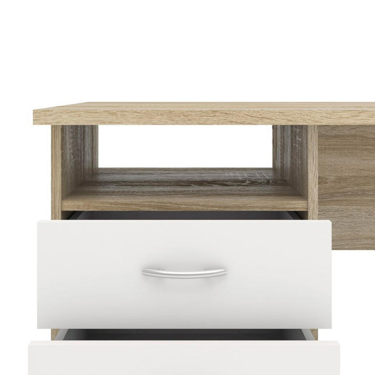SCHREIBTISCH Eiche Dekor - Eichefarben, Holzwerkstoff (48/120/73cm) - ebuy24