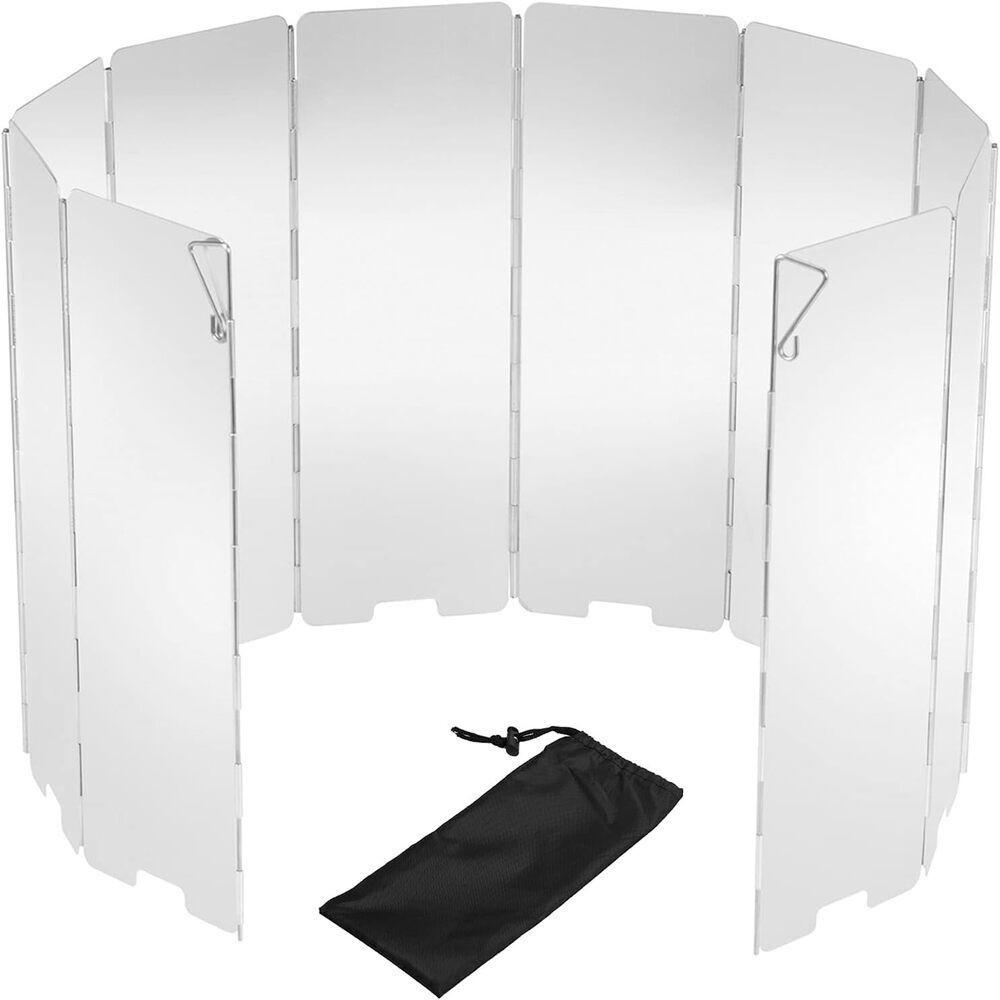 WINDSCHUTZ, Silber , 83 × 24 cm, Aluminiumlegierung - Silberfarben, Metall (24/1/83cm) - Authentics