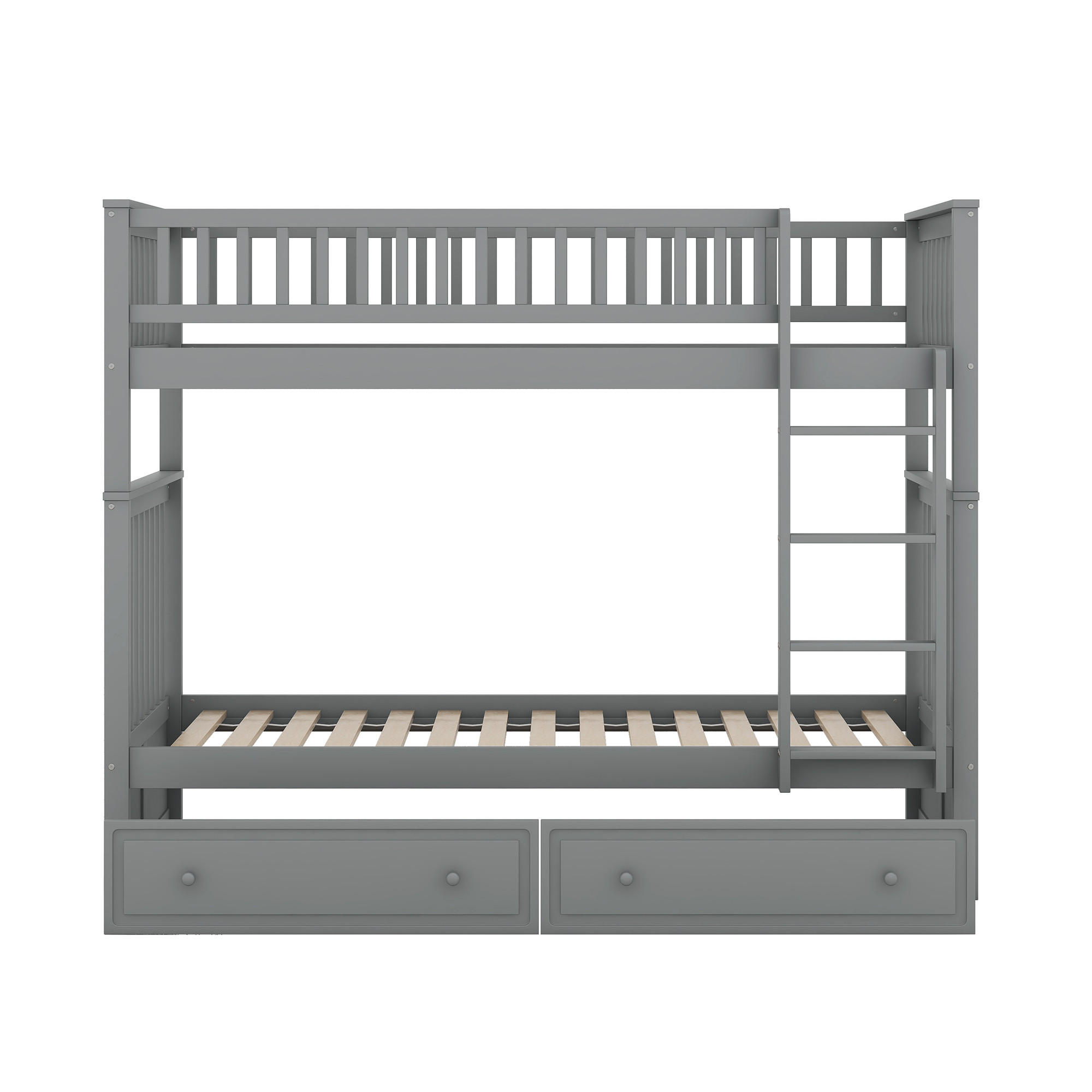 ETAGENBETT 90/200 cm Grau - Grau, Holz - Raumix