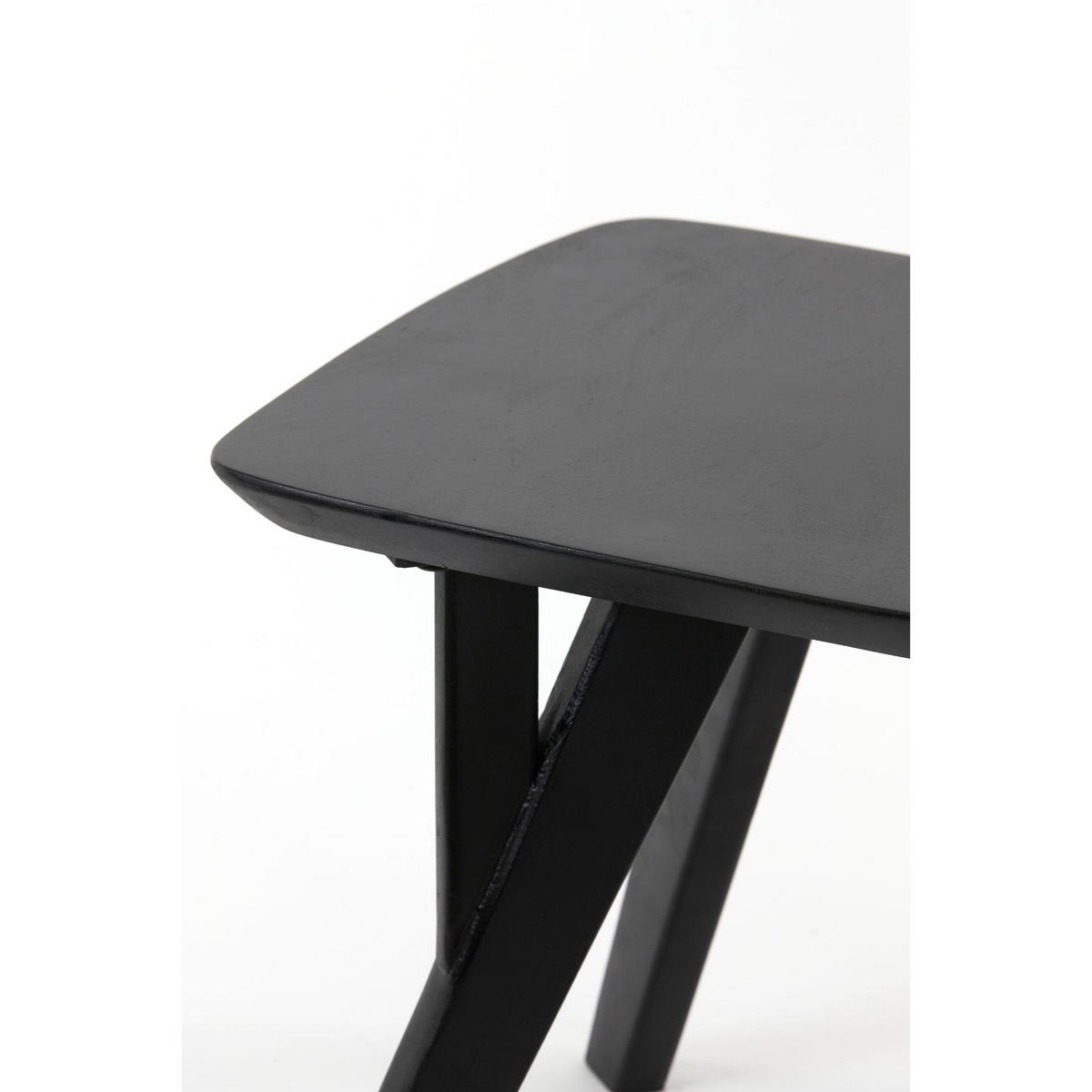 BEISTELLTISCH Quenza Schwarz 44/44/36 cm - Schwarz, Holz (44/44/36cm) - Light & Living