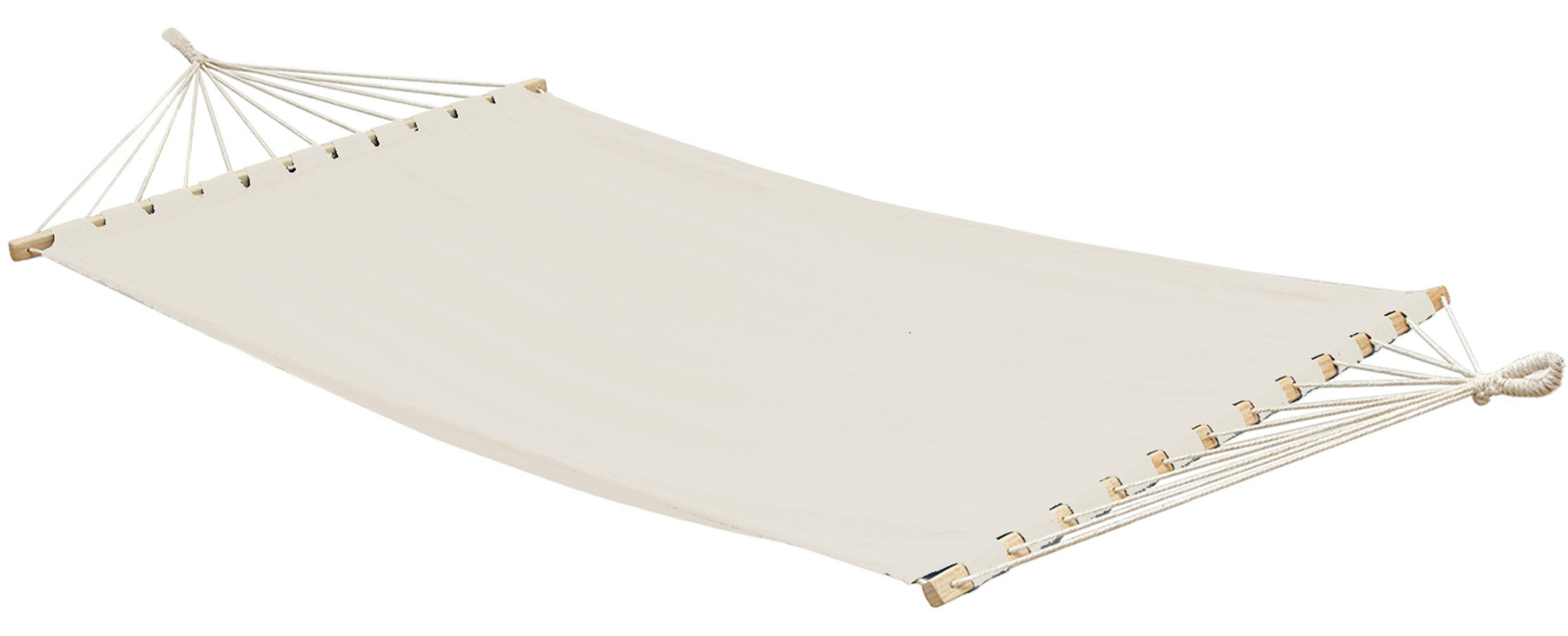 XXL-HÄNGEMATTE für 2 Personen, 285/120 cm, beige - Beige, Textil (120/2.5/185cm) - Amanka