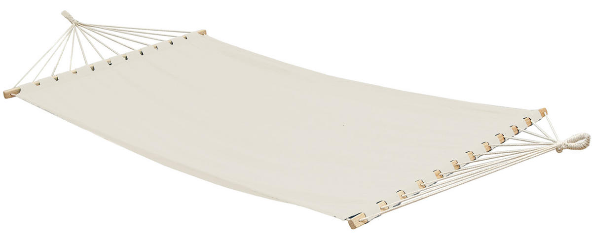XXL-HÄNGEMATTE für 2 Personen, 285/120 cm, beige - Beige, Textil (120/2.5/185cm) - Amanka