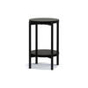 COUCHTISCH GERIS mit Ablageboden, Spanplatte, Schwarz - Schwarz, Holz/Metall (45/45/61cm) - KONSIMO®