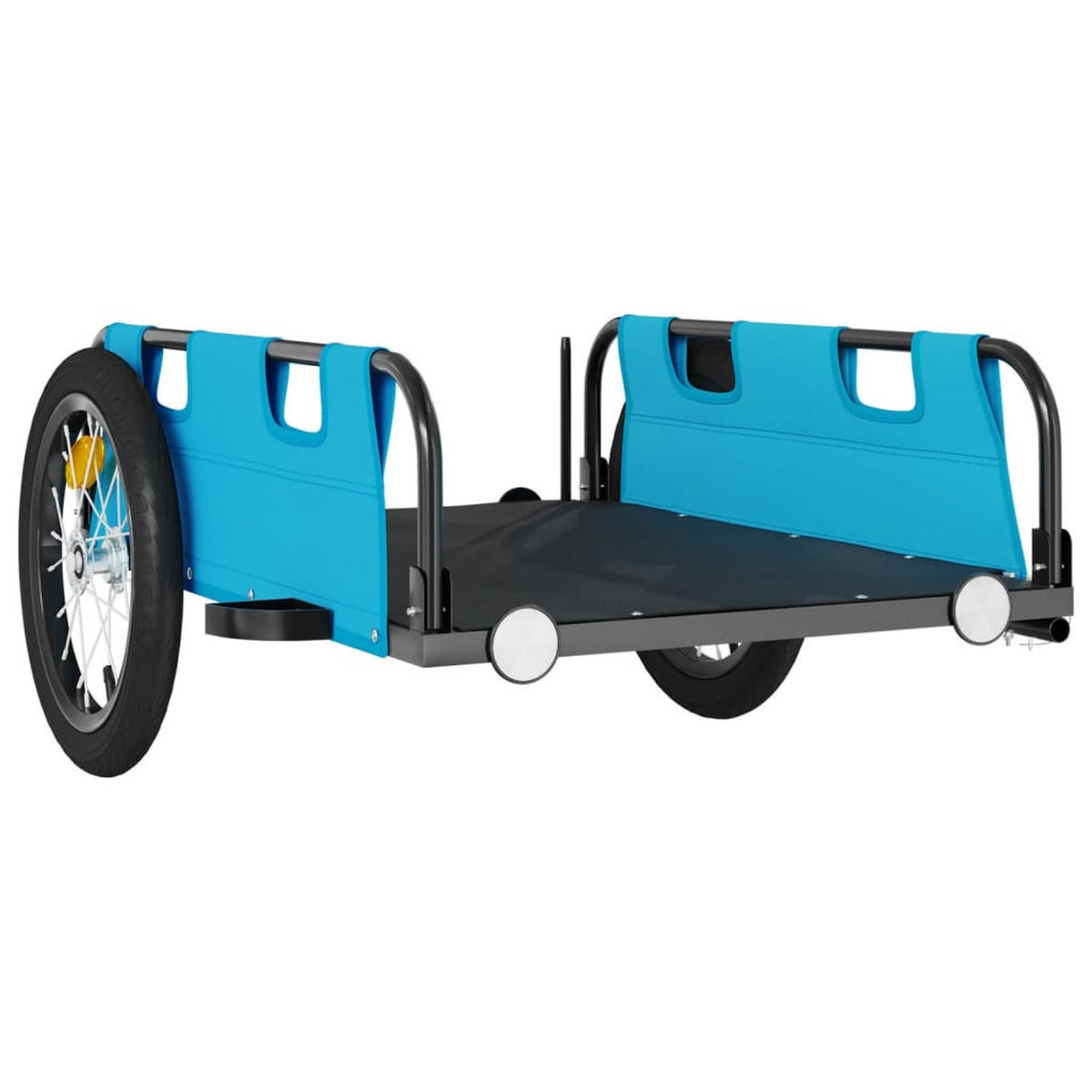 FAHRRADANHÄNGER Blau Oxford-Gewebe Und Eisen - Blau, Metall (63/36/126cm) - vidaXL