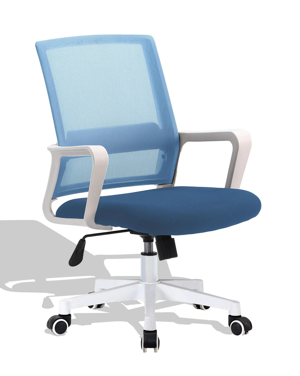BÜROSTUHL Textil Weiß - Weiß, Textil (57/92/60cm) - Nest Dream