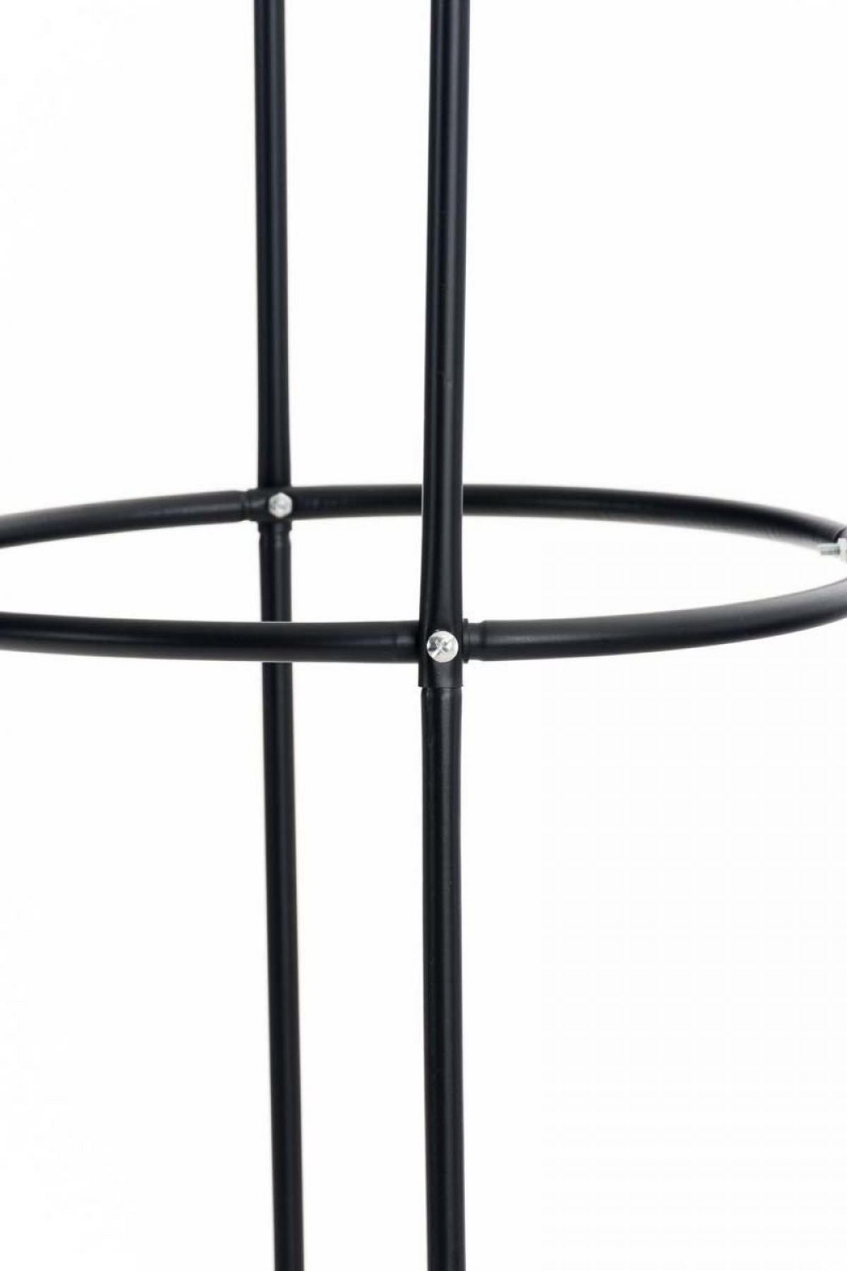 RANKGITTER Metall Schwarz - Schwarz, Metall (38/190/38cm) - CLP
