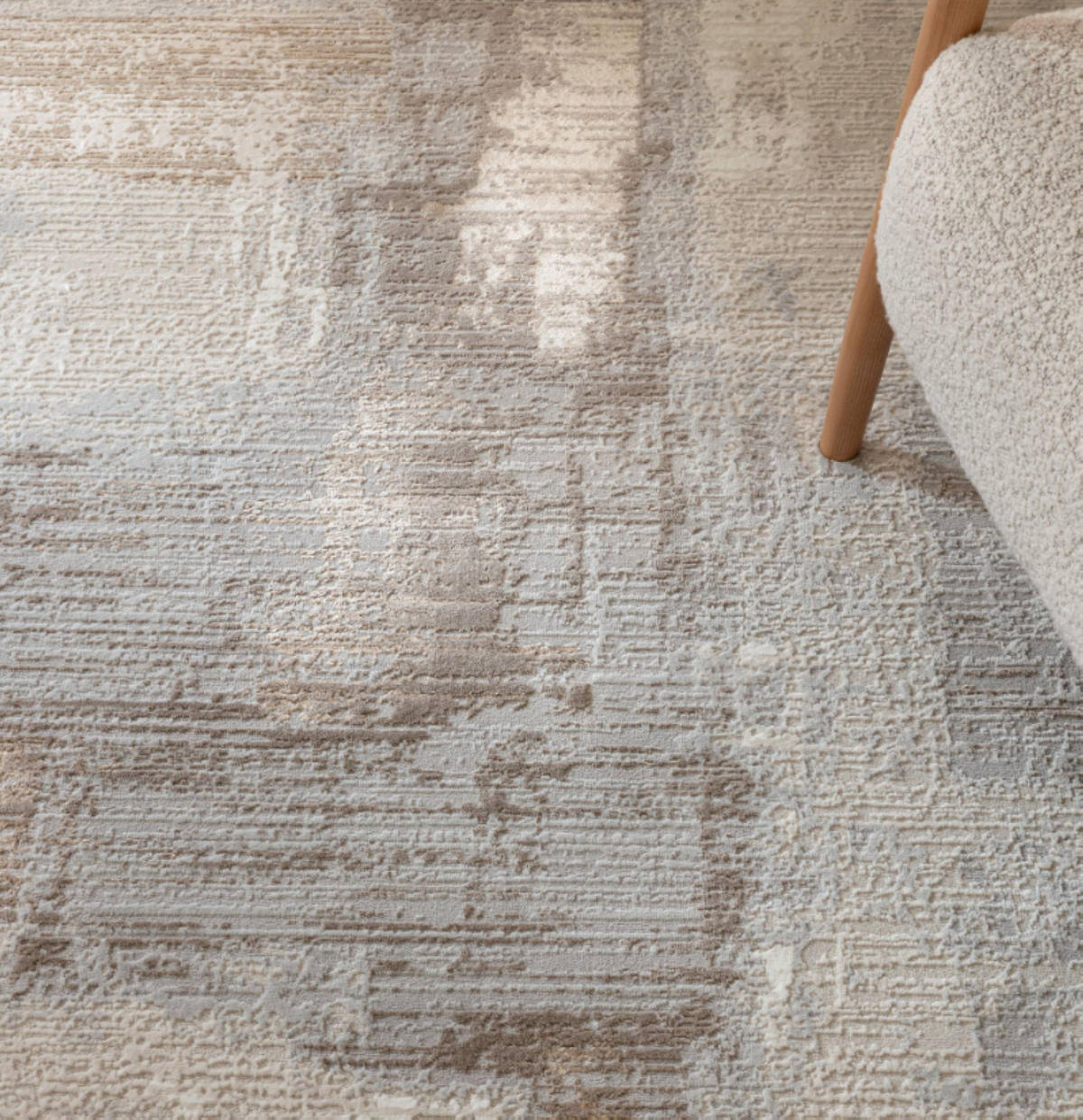 TEPPICH modern Wohn-/Schlafzimmer PRESTIGE Beige 80x150 cm - Beige, Textil (80/150cm) - Novatrend