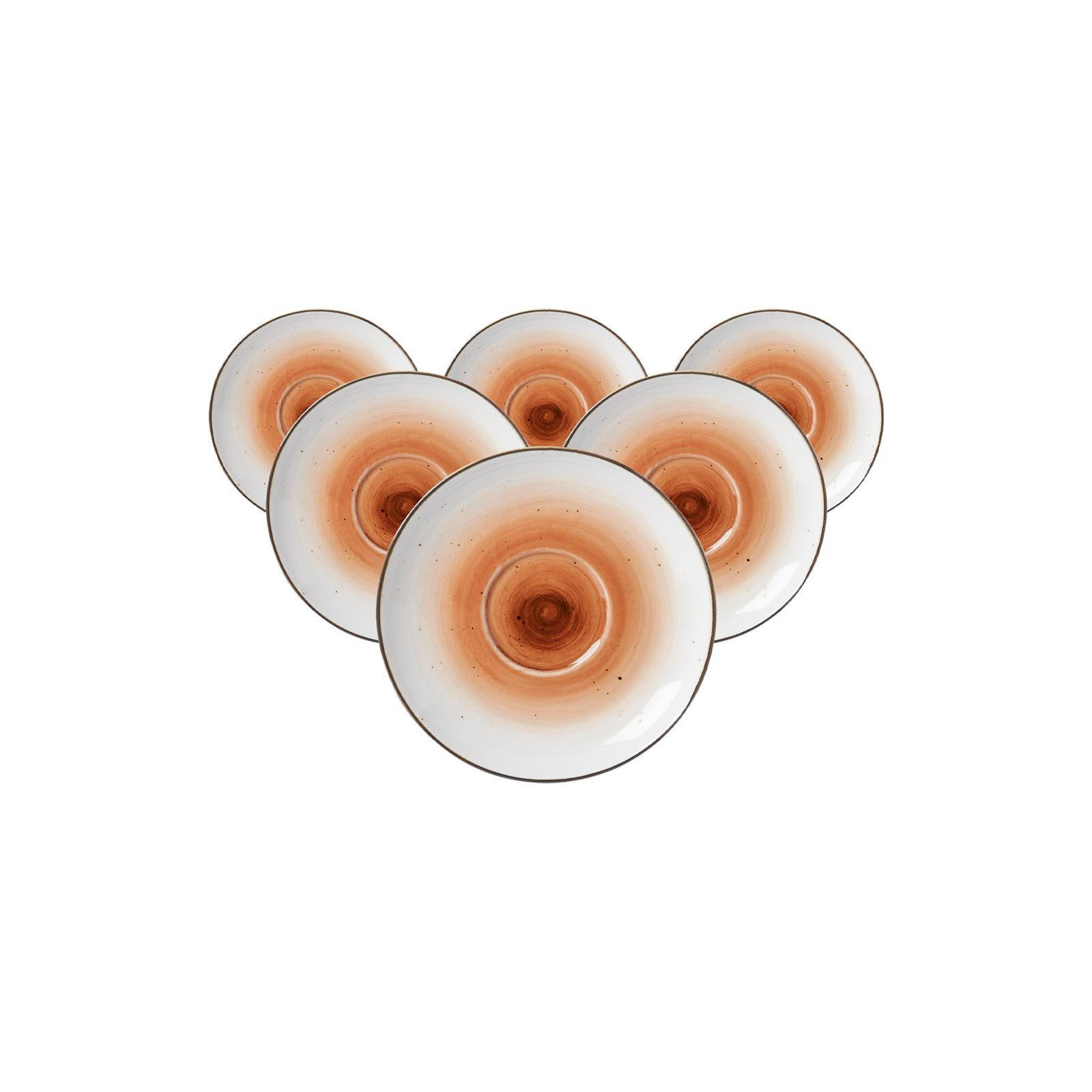 ESPRESSOUNTERTASSEN Cosmo orange ø 11 cm 6er Set - Orange, Keramik (11cm) - Ritzenhoff Breker