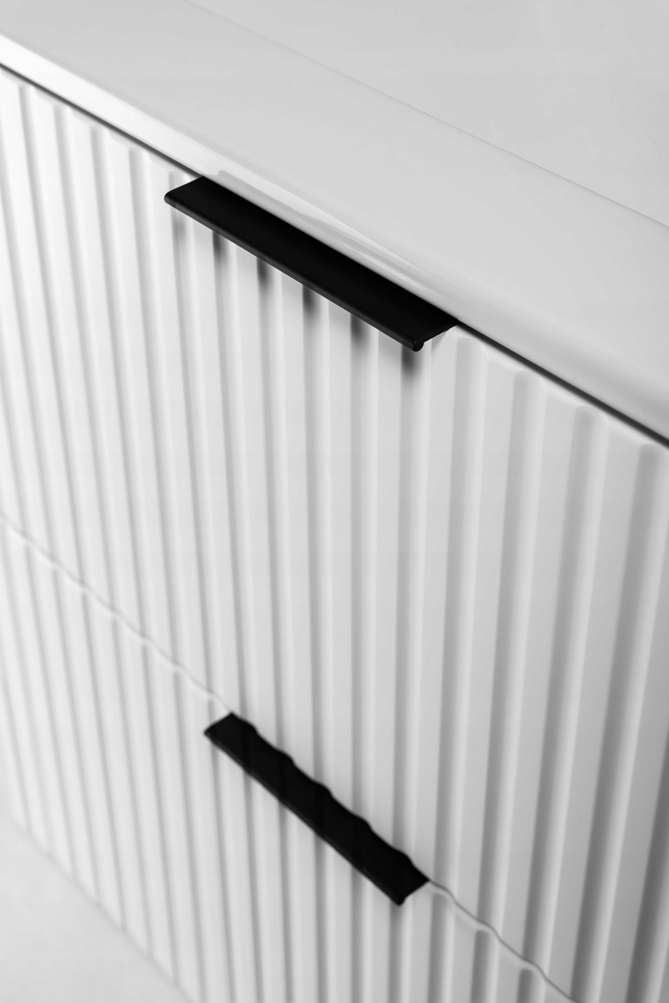 Thumbnail - Rodan Waschbeckunterschrank, Eiche, Weiß, Holzwerkstoff, 4 Schubladen, 140x57x46 cm, Badezimmer, Badezimmerschränke, Was...