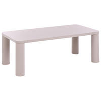 KONFERENČNÍ STOLEK Taupe Yentna - béžová/šedohnědá, kompozitní dřevo (120/60/40cm) - Beliani