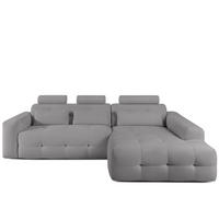 ECKSOFA RECHTS ALIGRA, Grau - Grau, Holz/Holzwerkstoff (290/191cm) - KONSIMO®