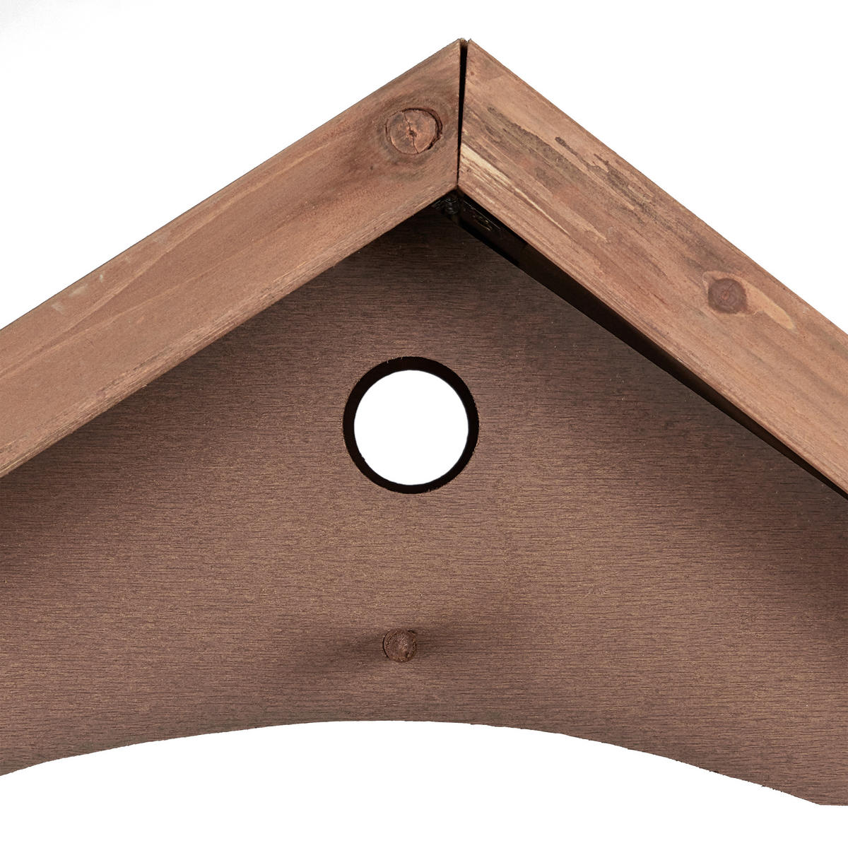 VOGELFUTTERHAUS - Braun, Holz (70/139/60cm) - Relaxdays