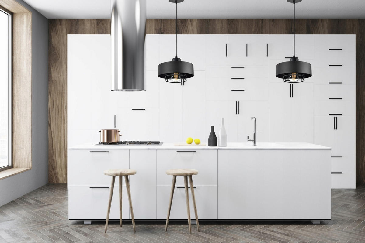 PENDELLEUCHTE EDISON - Schwarz, Metall (20/20/70cm) - kiki design