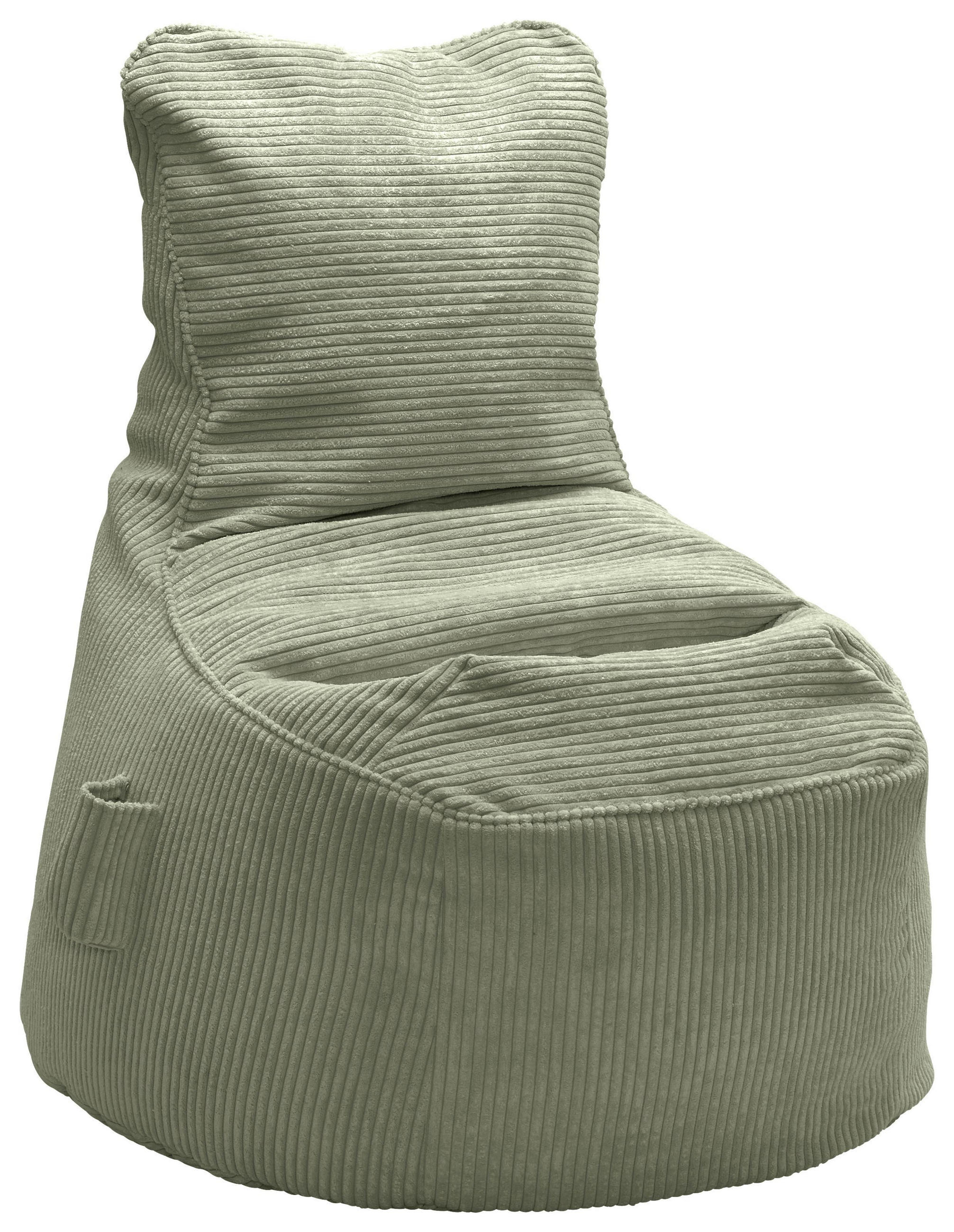 SITZSACK Cortona Cord Olivgrün - Olivgrün, Textil (85/100/85cm) - Mömax