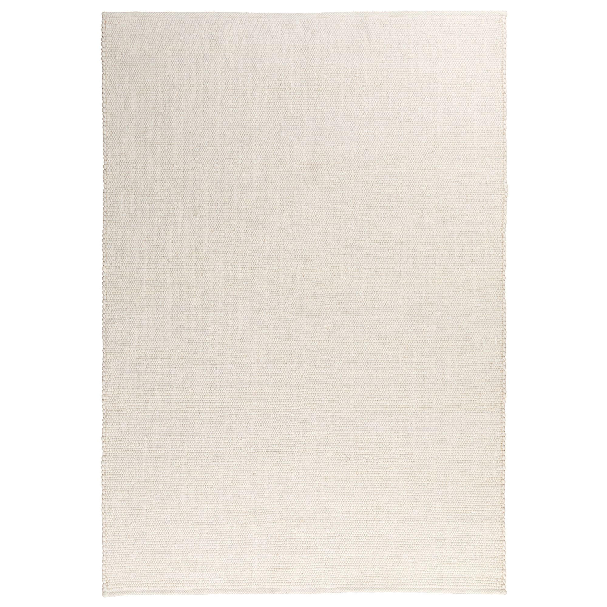 Steffensmeier Flachgewebeteppich Weiß 160x160 cm
