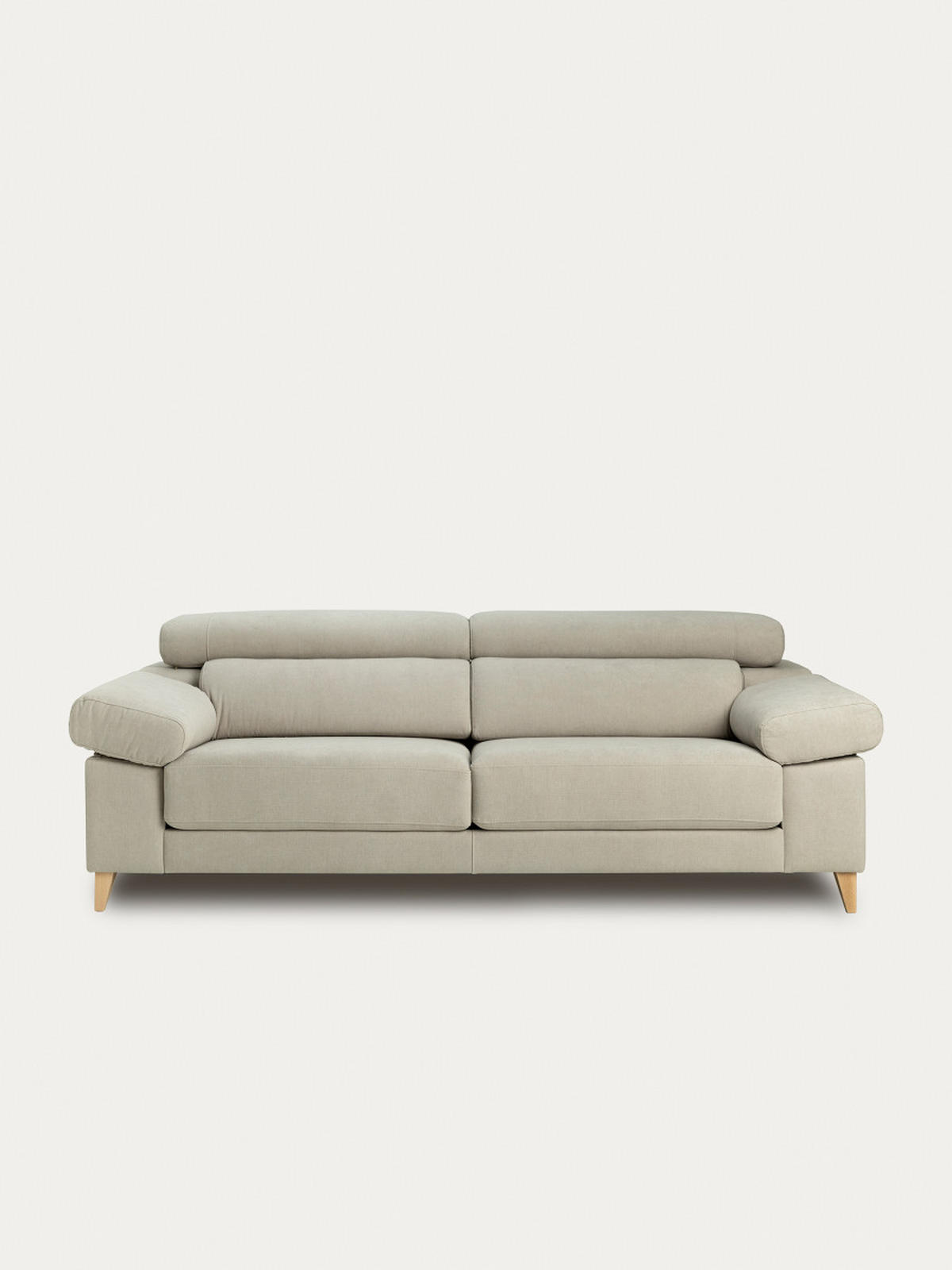 SOFA 3-SITZER Air Grau 236 cm x 101 cm - Grau, Textil (236/101/104cm) - Kenay Home