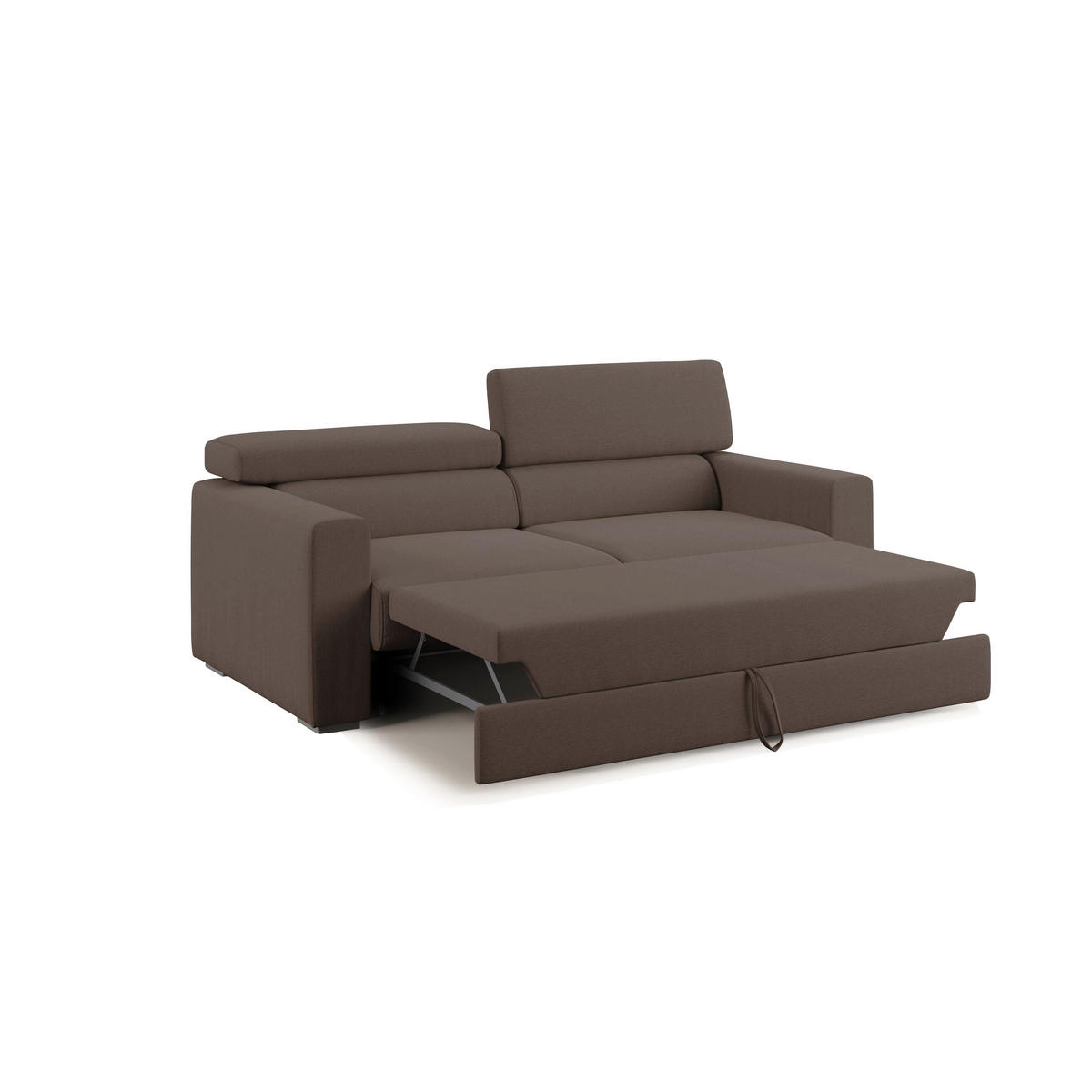 LINEARSOFA Dylan - Braun, Textil (188/89/100cm) - Divani.store