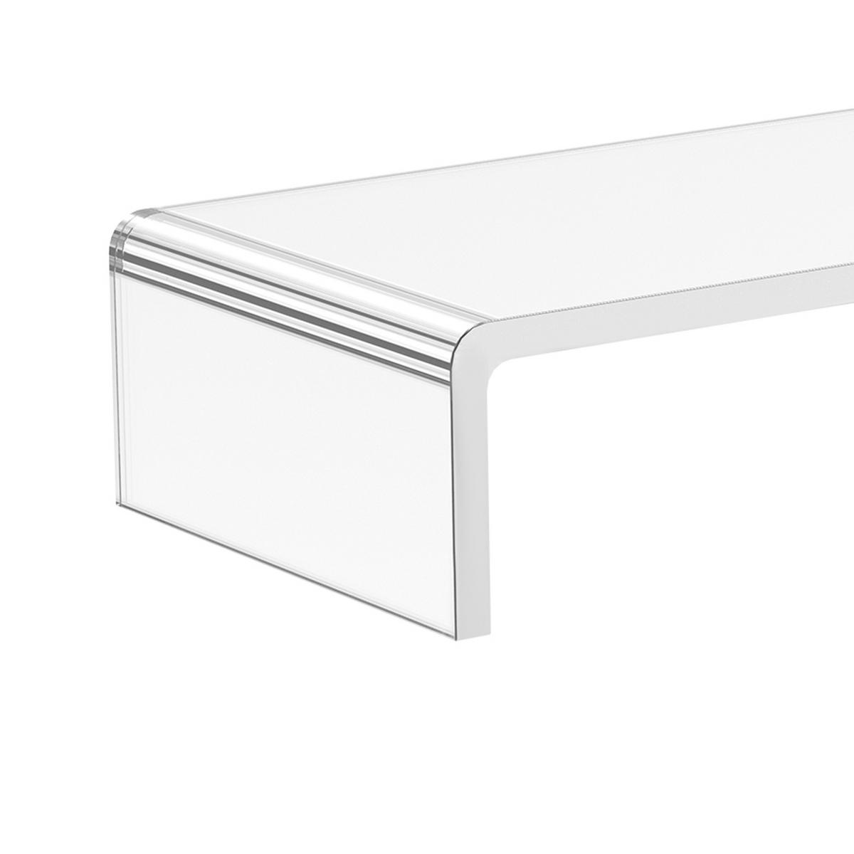 MONITORSTÄNDER - Transparent, Kunststoff (53/19/9cm) - HOMCOM