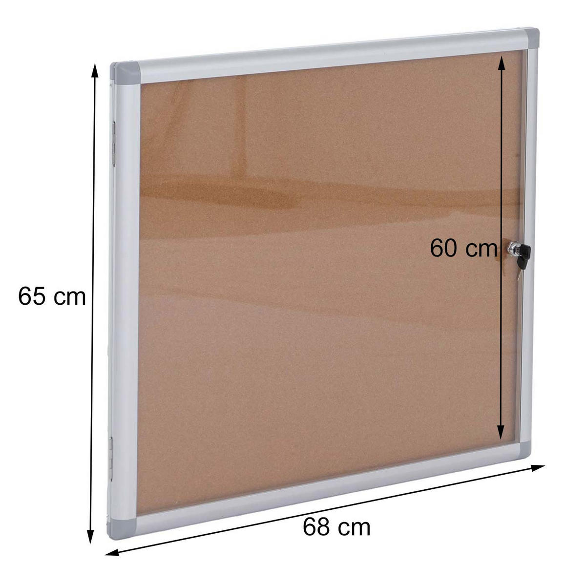 SCHAUKASTEN Beige - Beige, Metall (68/65/7cm) - MCW