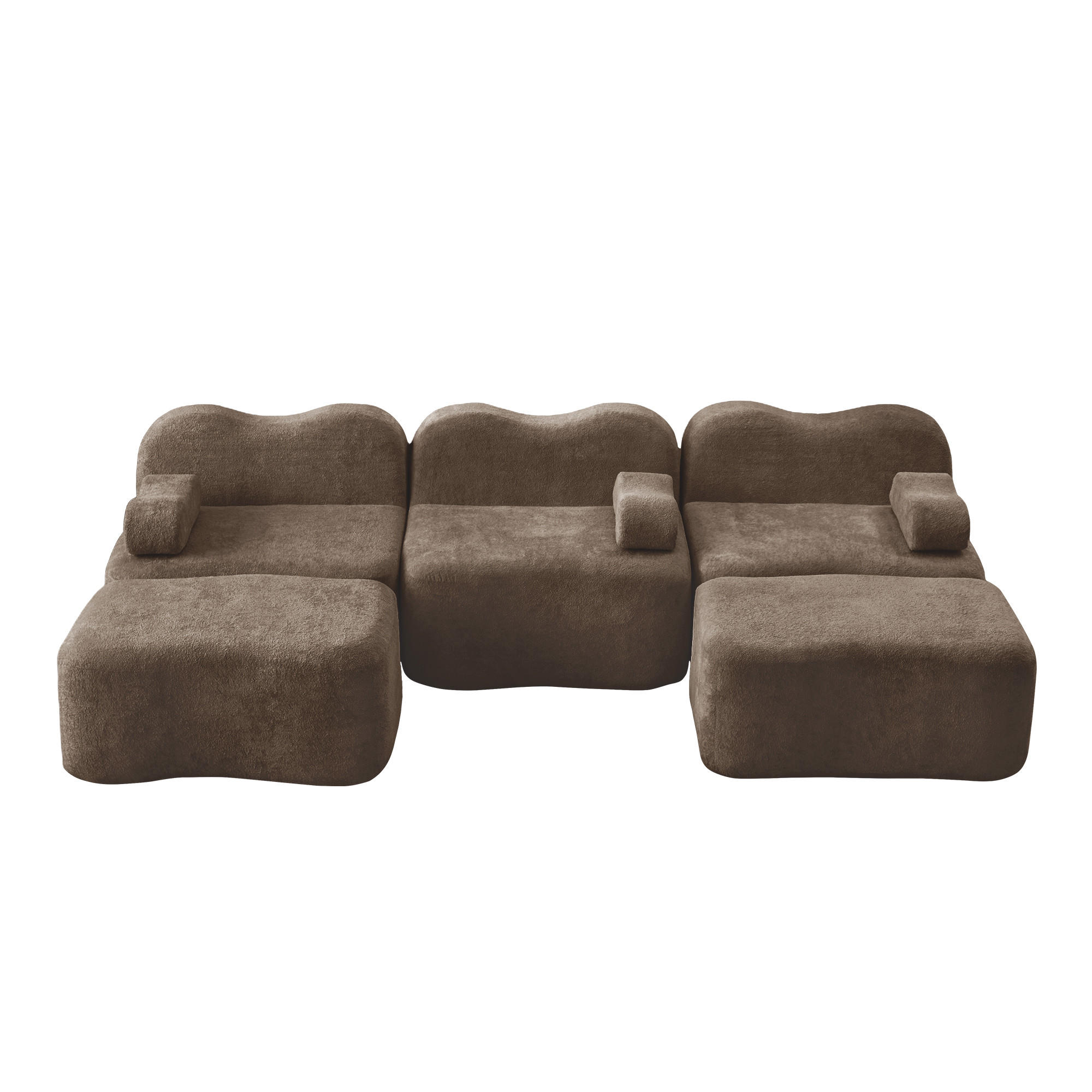 Ivmeu Sofa Braun 167x70x288 cm